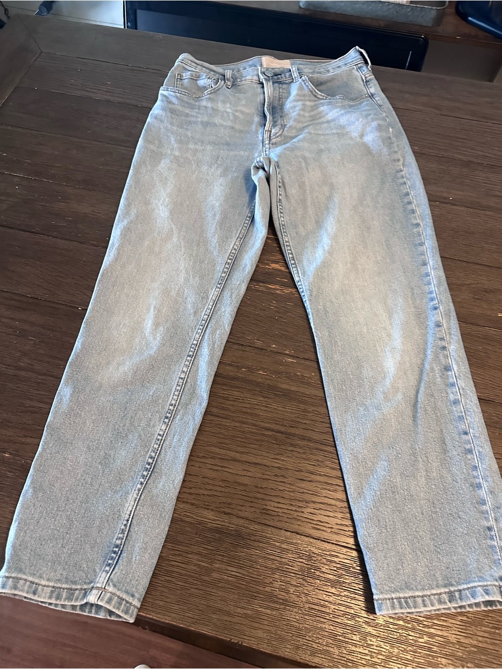 Everlane high rise straight leg jeans